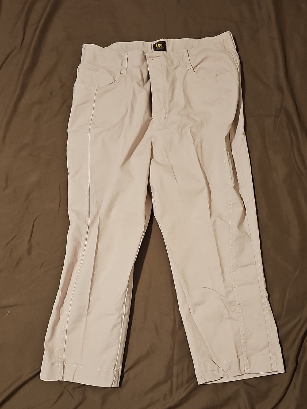 Lee Women's Light Rose Chinos - Straight Crop